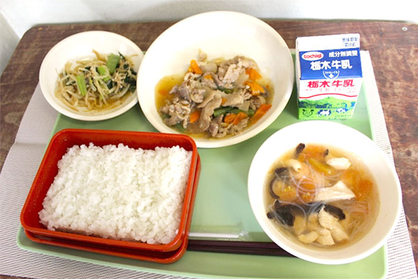 地元産の食材の提供